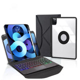Z11B-AS Pen Slot Touchpad Backlight Bluetooth Keyboard Leather Tablet Case, For iPad Pro 11 2021/2020/2018, For iPad Air 11 2025 / 2024 / Air 5 / Air 4, For iPad 10.2 2021/2020/2019
