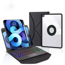 Load image into Gallery viewer, Z11B-AS Pen Slot Touchpad Backlight Bluetooth Keyboard Leather Tablet Case, For iPad Pro 11 2021/2020/2018, For iPad Air 11 2025 / 2024 / Air 5 / Air 4, For iPad 10.2 2021/2020/2019