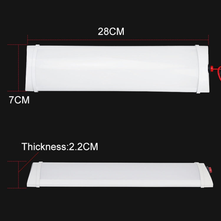 2 PCS ZS-3330 Truck LED Inside Reading Light Car Cabin Light Bar, DC12-80V, DC12V, DC24V