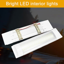 Load image into Gallery viewer, 2 PCS ZS-3331 12-80V High Bright 84LEDs RV Dome Light Cabin Light Bar, ZS-3331