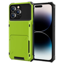 Load image into Gallery viewer, Scratch-Resistant Shockproof Heavy Duty Rugged Armor Protective Case with Card Slot, For iPhone 14 Pro Max