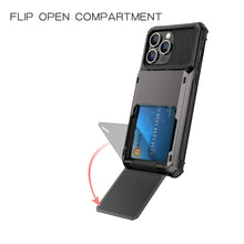 Load image into Gallery viewer, Scratch-Resistant Shockproof Heavy Duty Rugged Armor Protective Case with Card Slot, For iPhone 14 Pro Max