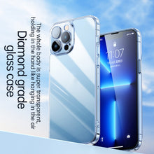 Load image into Gallery viewer, SULADA Crytal Steel Series Diamond Glass + TPU Phone Case, For iPhone 13, For iPhone 13 Pro, For iPhone 13 Pro Max, For iPhone 12, For iPhone 12 Pro, For iPhone 12 Pro Max