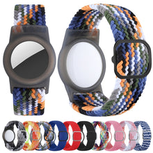 Load image into Gallery viewer, Tracking Locator Nylon Weave Wristband Anti-Lost TPU Case For AirTag 2nd Gen / AirTag 1st Gen