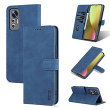 Load image into Gallery viewer, AZNS Skin Feel Calf Texture Flip Leather Phone Case, For Xiaomi 12 Lite