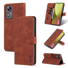 Load image into Gallery viewer, AZNS Skin Feel Calf Texture Flip Leather Phone Case, For Xiaomi 12 Lite