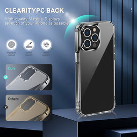 TPU + PC Transparent Shockproof Phone Case, For iPhone 14 Pro Max, For iPhone 14 Pro, For iPhone 14 Plus, For iPhone 14