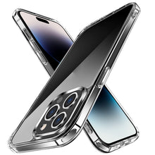 Load image into Gallery viewer, TPU + PC Transparent Shockproof Phone Case, For iPhone 14 Pro Max, For iPhone 14 Pro, For iPhone 14 Plus, For iPhone 14