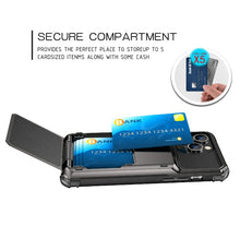 Load image into Gallery viewer, Scratch-Resistant Shockproof Heavy Duty Rugged Armor Protective Case with Card Slot, For iPhone 14, For iPhone 14 Plus, For iPhone 14 Pro