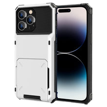 Load image into Gallery viewer, Scratch-Resistant Shockproof Heavy Duty Rugged Armor Protective Case with Card Slot, For iPhone 14, For iPhone 14 Plus, For iPhone 14 Pro