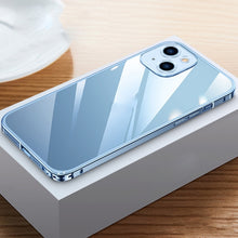 Load image into Gallery viewer, Metal Frame HD Transparent Phone Case, For iPhone 14 Plus, For iPhone 14 Pro Max, For iPhone 14, For iPhone 14 Pro
