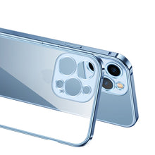Load image into Gallery viewer, Metal Frame HD Transparent Phone Case, For iPhone 14 Plus, For iPhone 14 Pro Max, For iPhone 14, For iPhone 14 Pro