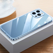 Load image into Gallery viewer, Metal Frame HD Transparent Phone Case, For iPhone 14 Plus, For iPhone 14 Pro Max, For iPhone 14, For iPhone 14 Pro