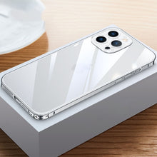 Load image into Gallery viewer, Metal Frame HD Transparent Phone Case, For iPhone 14 Plus, For iPhone 14 Pro Max, For iPhone 14, For iPhone 14 Pro