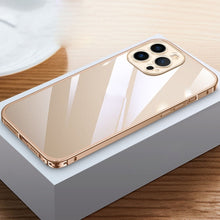 Load image into Gallery viewer, Metal Frame HD Transparent Phone Case, For iPhone 14 Plus, For iPhone 14 Pro Max, For iPhone 14, For iPhone 14 Pro