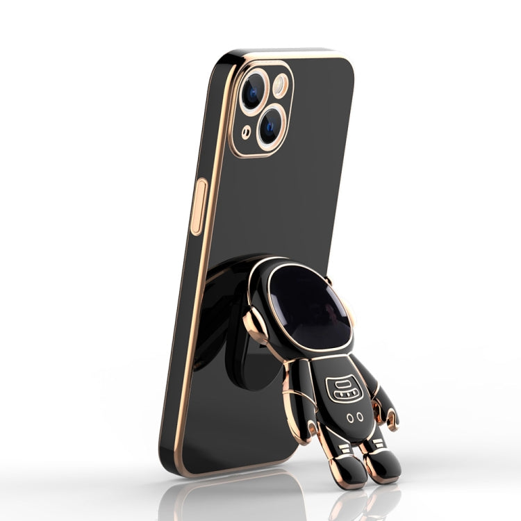 Plating Astronaut Holder Phone Case, For iPhone 13 Pro Max, For iPhone 13 Pro, For iPhone 13, For iPhone 13 mini, For iPhone 12 Pro Max