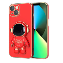 Load image into Gallery viewer, Plating Astronaut Holder Phone Case, For iPhone 13 Pro Max, For iPhone 13 Pro, For iPhone 13, For iPhone 13 mini, For iPhone 12 Pro Max