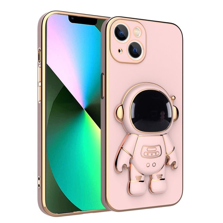 Plating Astronaut Holder Phone Case, For iPhone 13 Pro Max, For iPhone 13 Pro, For iPhone 13, For iPhone 13 mini, For iPhone 12 Pro Max