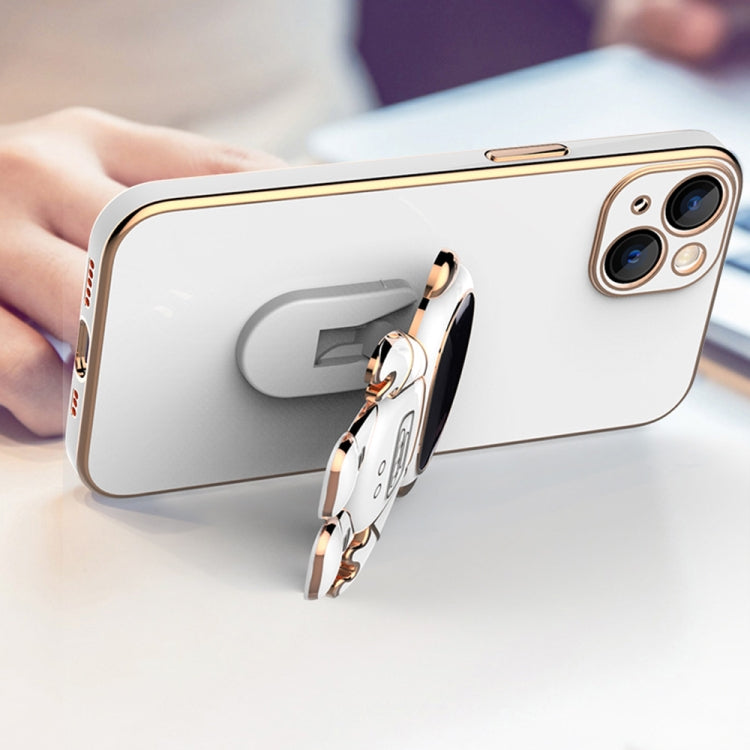 Plating Astronaut Holder Phone Case, For iPhone 12 Pro, For iPhone 12, For iPhone 12 mini, For iPhone 11 Pro Max, For iPhone 11 Pro