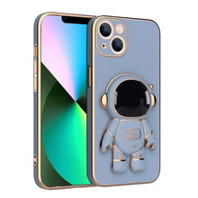 Load image into Gallery viewer, Plating Astronaut Holder Phone Case, For iPhone 12 Pro, For iPhone 12, For iPhone 12 mini, For iPhone 11 Pro Max, For iPhone 11 Pro