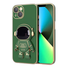 Load image into Gallery viewer, Plating Astronaut Holder Phone Case, For iPhone 12 Pro, For iPhone 12, For iPhone 12 mini, For iPhone 11 Pro Max, For iPhone 11 Pro