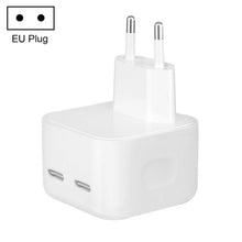 Load image into Gallery viewer, PD 50W Dual USB-C / Type-C Ports Charger, PD 50W EU Plug, PD 50W US Plug