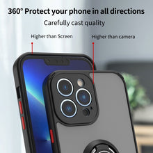 Load image into Gallery viewer, Q Shadow 1 Series TPU + PC Phone Case with Ring Holder, For iPhone 14 Pro Max, For iPhone 14 Pro, For iPhone 14 Max, For iPhone 14