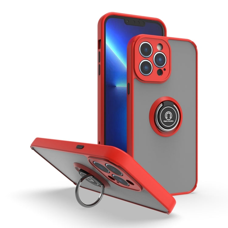 Q Shadow 1 Series TPU + PC Phone Case with Ring Holder, For iPhone 14 Pro Max, For iPhone 14 Pro, For iPhone 14 Max, For iPhone 14