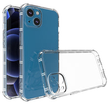 Load image into Gallery viewer, Straight Side Dual Bone Anti-fall TPU Transparent Protective Case, For iPhone 14, For iPhone 14 Plus, For iPhone 14 Pro, For iPhone 14 Pro Max