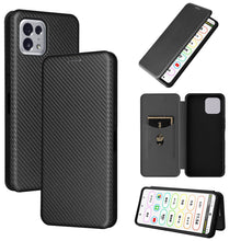 Load image into Gallery viewer, Carbon Fiber Texture Magnetic Leather Phone Case, For Tone E22, For vivo S12 5G / V23 5G, For Redmi Note 11T Pro / Note 11T Pro+ 5G, For Motorola Moto G42