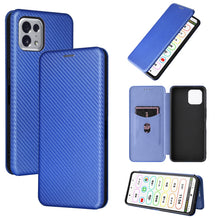 Load image into Gallery viewer, Carbon Fiber Texture Magnetic Leather Phone Case, For Tone E22, For vivo S12 5G / V23 5G, For Redmi Note 11T Pro / Note 11T Pro+ 5G, For Motorola Moto G42