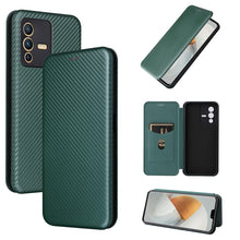 Load image into Gallery viewer, Carbon Fiber Texture Magnetic Leather Phone Case, For Tone E22, For vivo S12 5G / V23 5G, For Redmi Note 11T Pro / Note 11T Pro+ 5G, For Motorola Moto G42