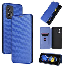 Load image into Gallery viewer, Carbon Fiber Texture Magnetic Leather Phone Case, For Tone E22, For vivo S12 5G / V23 5G, For Redmi Note 11T Pro / Note 11T Pro+ 5G, For Motorola Moto G42