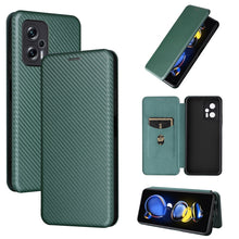 Load image into Gallery viewer, Carbon Fiber Texture Magnetic Leather Phone Case, For Tone E22, For vivo S12 5G / V23 5G, For Redmi Note 11T Pro / Note 11T Pro+ 5G, For Motorola Moto G42