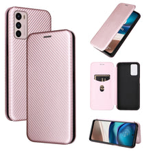 Load image into Gallery viewer, Carbon Fiber Texture Magnetic Leather Phone Case, For Tone E22, For vivo S12 5G / V23 5G, For Redmi Note 11T Pro / Note 11T Pro+ 5G, For Motorola Moto G42