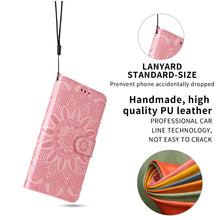 Load image into Gallery viewer, Embossed Sunflower Leather Phone Case, For Xiaomi Redmi 9A, For Xiaomi Redmi 9C / 10A, For Xiaomi Redmi 10C 4G, For Xiaomi Redmi K40 / K40 Pro / Xiaomi Poco F1, For Xiaomi Redmi K50 Gaming 5G, For Xiaomi Redmi Note 10 Pro 5G                            ...