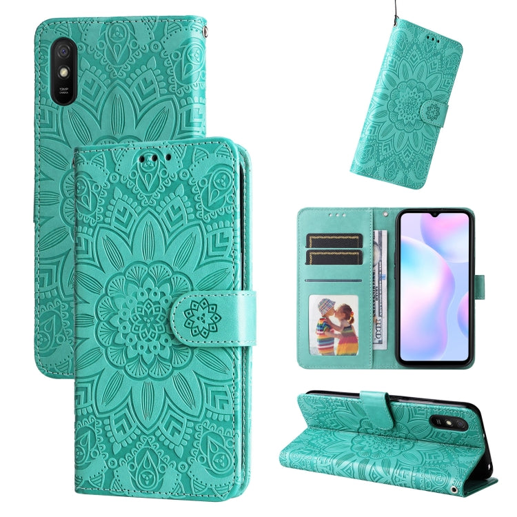 Embossed Sunflower Leather Phone Case, For Xiaomi Redmi 9A, For Xiaomi Redmi 9C / 10A, For Xiaomi Redmi 10C 4G, For Xiaomi Redmi K40 / K40 Pro / Xiaomi Poco F1, For Xiaomi Redmi K50 Gaming 5G, For Xiaomi Redmi Note 10 Pro 5G                            ...