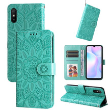 Load image into Gallery viewer, Embossed Sunflower Leather Phone Case, For Xiaomi Redmi 9A, For Xiaomi Redmi 9C / 10A, For Xiaomi Redmi 10C 4G, For Xiaomi Redmi K40 / K40 Pro / Xiaomi Poco F1, For Xiaomi Redmi K50 Gaming 5G, For Xiaomi Redmi Note 10 Pro 5G                            ...