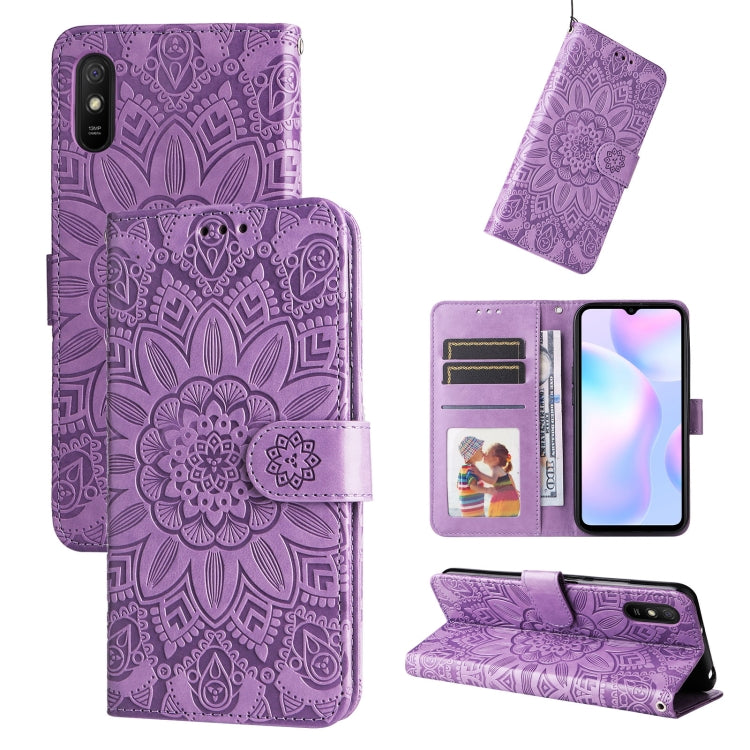 Embossed Sunflower Leather Phone Case, For Xiaomi Redmi 9A, For Xiaomi Redmi 9C / 10A, For Xiaomi Redmi 10C 4G, For Xiaomi Redmi K40 / K40 Pro / Xiaomi Poco F1, For Xiaomi Redmi K50 Gaming 5G, For Xiaomi Redmi Note 10 Pro 5G                            ...