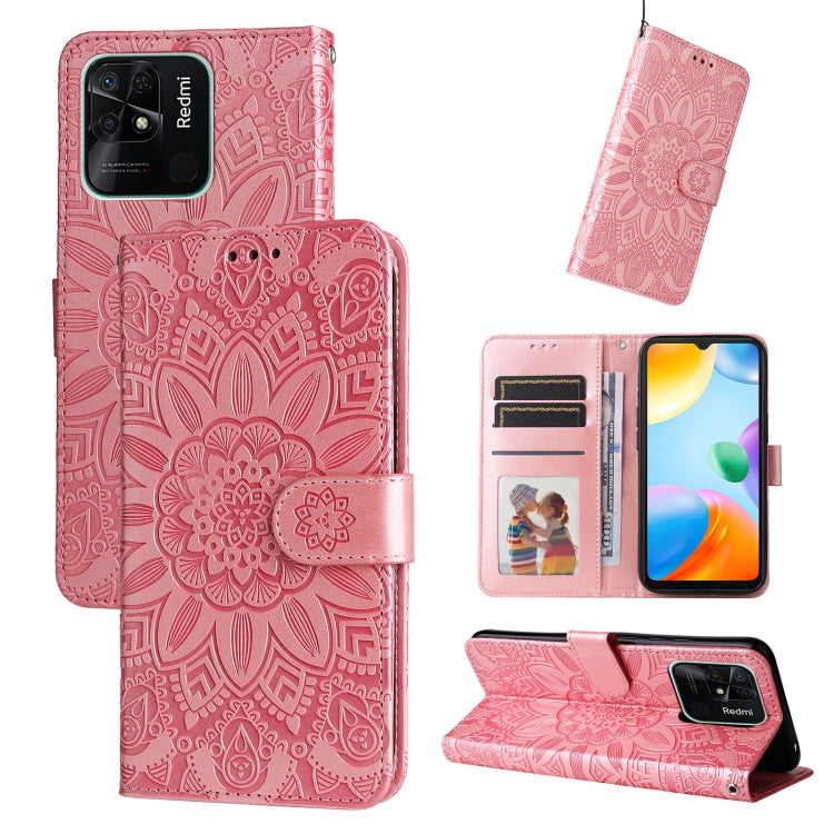 Embossed Sunflower Leather Phone Case, For Xiaomi Redmi 9A, For Xiaomi Redmi 9C / 10A, For Xiaomi Redmi 10C 4G, For Xiaomi Redmi K40 / K40 Pro / Xiaomi Poco F1, For Xiaomi Redmi K50 Gaming 5G, For Xiaomi Redmi Note 10 Pro 5G                            ...