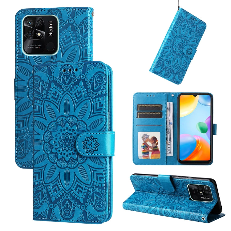 Embossed Sunflower Leather Phone Case, For Xiaomi Redmi 9A, For Xiaomi Redmi 9C / 10A, For Xiaomi Redmi 10C 4G, For Xiaomi Redmi K40 / K40 Pro / Xiaomi Poco F1, For Xiaomi Redmi K50 Gaming 5G, For Xiaomi Redmi Note 10 Pro 5G                            ...