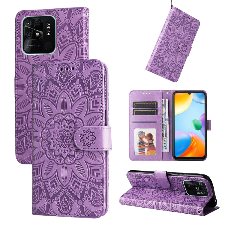 Embossed Sunflower Leather Phone Case, For Xiaomi Redmi 9A, For Xiaomi Redmi 9C / 10A, For Xiaomi Redmi 10C 4G, For Xiaomi Redmi K40 / K40 Pro / Xiaomi Poco F1, For Xiaomi Redmi K50 Gaming 5G, For Xiaomi Redmi Note 10 Pro 5G                            ...