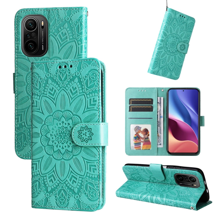 Embossed Sunflower Leather Phone Case, For Xiaomi Redmi 9A, For Xiaomi Redmi 9C / 10A, For Xiaomi Redmi 10C 4G, For Xiaomi Redmi K40 / K40 Pro / Xiaomi Poco F1, For Xiaomi Redmi K50 Gaming 5G, For Xiaomi Redmi Note 10 Pro 5G                            ...