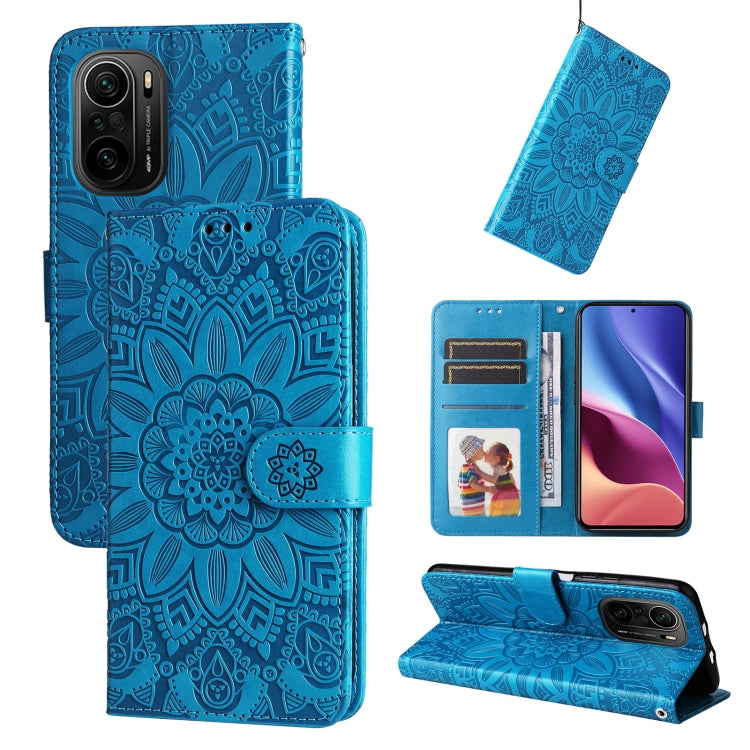 Embossed Sunflower Leather Phone Case, For Xiaomi Redmi 9A, For Xiaomi Redmi 9C / 10A, For Xiaomi Redmi 10C 4G, For Xiaomi Redmi K40 / K40 Pro / Xiaomi Poco F1, For Xiaomi Redmi K50 Gaming 5G, For Xiaomi Redmi Note 10 Pro 5G                            ...