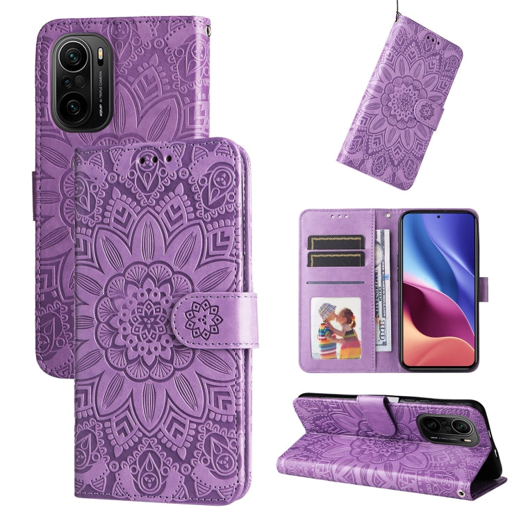 Embossed Sunflower Leather Phone Case, For Xiaomi Redmi 9A, For Xiaomi Redmi 9C / 10A, For Xiaomi Redmi 10C 4G, For Xiaomi Redmi K40 / K40 Pro / Xiaomi Poco F1, For Xiaomi Redmi K50 Gaming 5G, For Xiaomi Redmi Note 10 Pro 5G                            ...