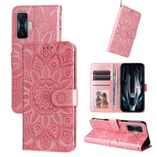 Load image into Gallery viewer, Embossed Sunflower Leather Phone Case, For Xiaomi Redmi 9A, For Xiaomi Redmi 9C / 10A, For Xiaomi Redmi 10C 4G, For Xiaomi Redmi K40 / K40 Pro / Xiaomi Poco F1, For Xiaomi Redmi K50 Gaming 5G, For Xiaomi Redmi Note 10 Pro 5G                            ...