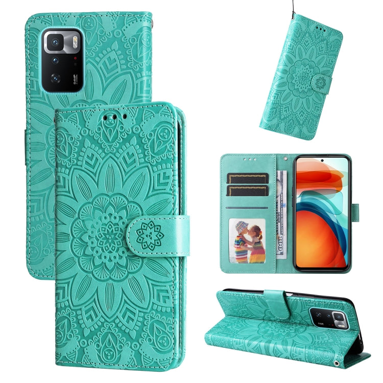Embossed Sunflower Leather Phone Case, For Xiaomi Redmi 9A, For Xiaomi Redmi 9C / 10A, For Xiaomi Redmi 10C 4G, For Xiaomi Redmi K40 / K40 Pro / Xiaomi Poco F1, For Xiaomi Redmi K50 Gaming 5G, For Xiaomi Redmi Note 10 Pro 5G                            ...
