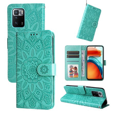 Load image into Gallery viewer, Embossed Sunflower Leather Phone Case, For Xiaomi Redmi 9A, For Xiaomi Redmi 9C / 10A, For Xiaomi Redmi 10C 4G, For Xiaomi Redmi K40 / K40 Pro / Xiaomi Poco F1, For Xiaomi Redmi K50 Gaming 5G, For Xiaomi Redmi Note 10 Pro 5G                            ...