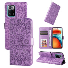 Load image into Gallery viewer, Embossed Sunflower Leather Phone Case, For Xiaomi Redmi 9A, For Xiaomi Redmi 9C / 10A, For Xiaomi Redmi 10C 4G, For Xiaomi Redmi K40 / K40 Pro / Xiaomi Poco F1, For Xiaomi Redmi K50 Gaming 5G, For Xiaomi Redmi Note 10 Pro 5G                            ...