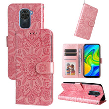 Load image into Gallery viewer, Embossed Sunflower Leather Phone Case, For Xiaomi Redmi 9A, For Xiaomi Redmi 9C / 10A, For Xiaomi Redmi 10C 4G, For Xiaomi Redmi K40 / K40 Pro / Xiaomi Poco F1, For Xiaomi Redmi K50 Gaming 5G, For Xiaomi Redmi Note 10 Pro 5G                            ...